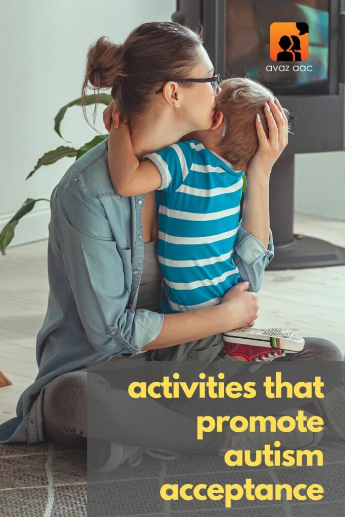 mother hugging autistic son - autism acceptance